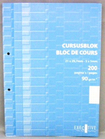 cursusblok r 90gr a4